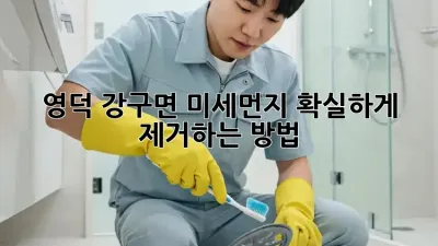 영덕 강구면 미세먼지, 확실하게 제거하는 방법!